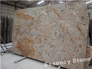 Polished Golden Beach Granite Slabs,Giallo Golden Beach Sand Granite