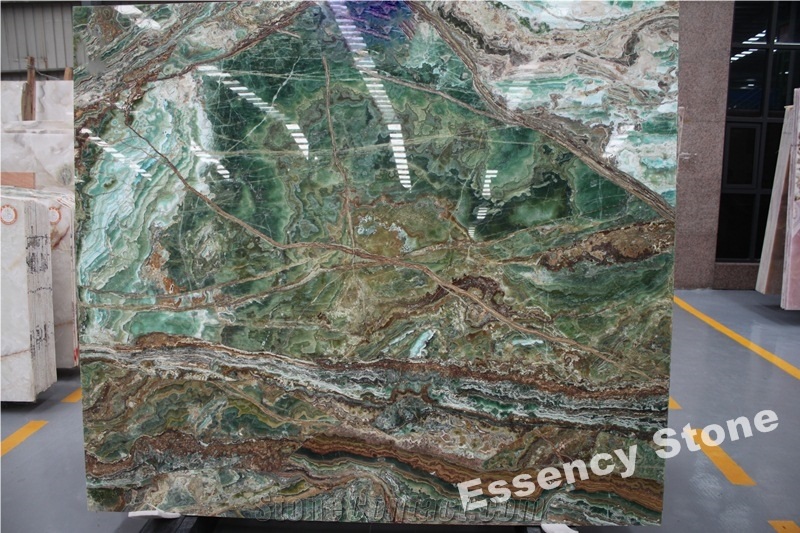 Smeralda Blue Onyx,Onice Smeraldo Onyx Slabs