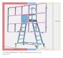 Tilting Slab Transport Cart,Tilt Table Granite Cart,Stone Transport Cart with Tilting Top, a Frame Tilting Table