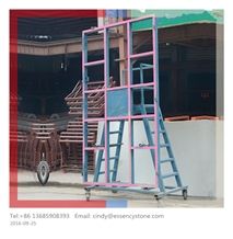 Tilting Slab Transport Cart,Tilt Table Granite Cart,Stone Transport Cart with Tilting Top, a Frame Tilting Table