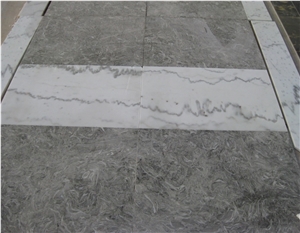 China King Flower Grey Marble Polished Natural Stone Tiles & Slabs,Overlord Glory,Fossil Gray,Laventol Grey Pearl,Overlord Flower Marble Manufacturer,Quarry Owner,Floor&Wall Cover,Patio Pavement