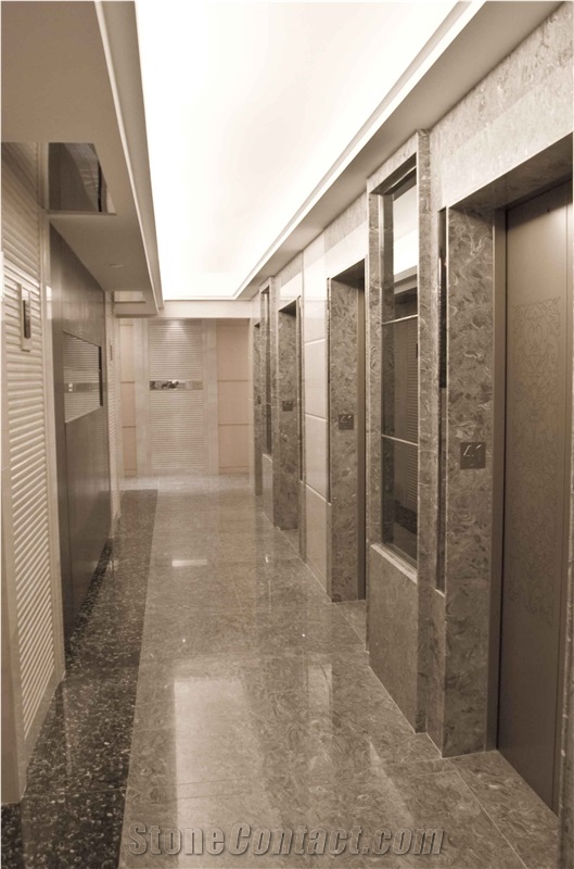China King Flower Grey Marble Polished Natural Stone Tiles & Slabs,Overlord Glory,Fossil Gray,Slabs&Cut-To-Size Tiles, Floor&Wall Cover,Patio Pavement,Clading,Interior Decoration Laventol Grey Pearl