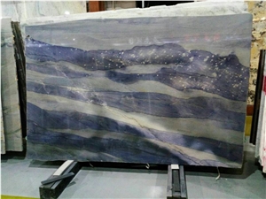 Brazil Azul Imperial Quartzite Polished Slab & Floor & Wall Tile