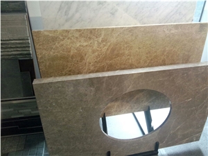 Light Emperador Marble Countertops, Bath Top, Vanity Tops