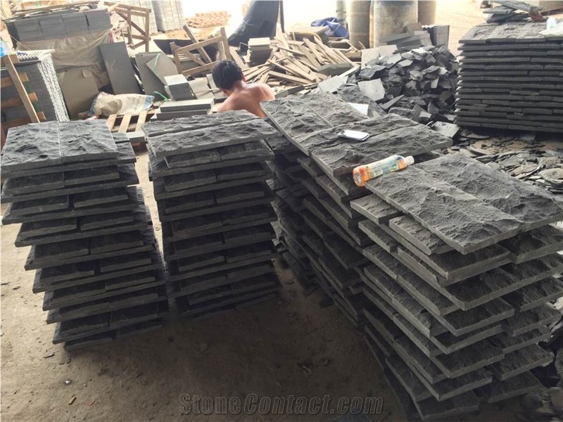 China Black / Black Basalt/ Basaltina / Basalto/ Dark Basalt / Hainan Black / Hainan Black Basalt/ Tiles/ Walling/ Flooring/Light Basalt / Andesite / Wall tiles / Slabs / Covering / Blue Stone