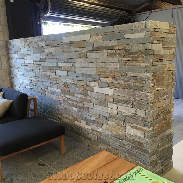 Ledge Stone Rust Quartzite for Building and Walling