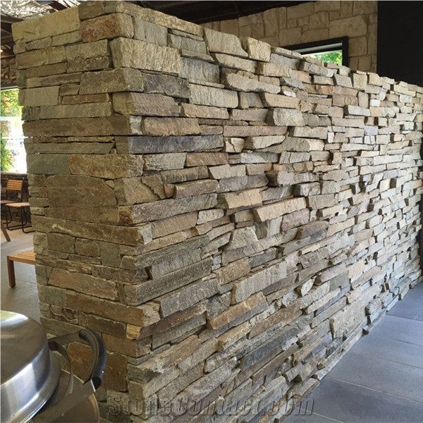 Ledge Stone Rust Quartzite for Building and Walling
