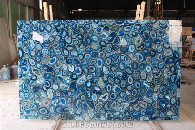 Amethyst Semi Precious Stone Tiles, Gemstone Slabs