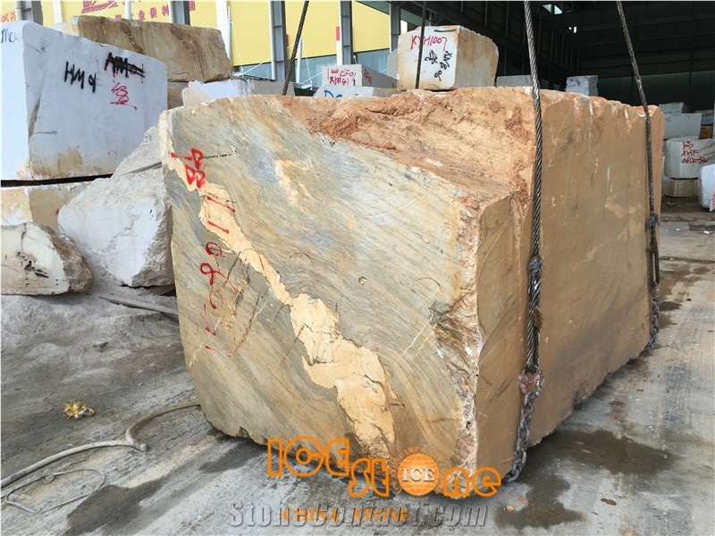 Brecce Bergerac Brown Golden Yellow Material Chinese Special Tiles Slabs Blocks Wall Cladding/Floor Covering