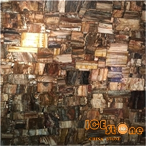 China Peterified Backlit Semi-Precious/Lapiz/Crystal/Tiger Eyes Stone Slabs & Tiles/Luxious/Wall/Flooring/Polished/Gemstone/Desk/Table