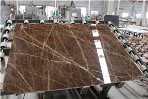 China Polished Brown Onyx Crystal Transparency Golden Onyx from China Brown Slab Tiles for Wall Covering Villa Luxury Decoration Indoor