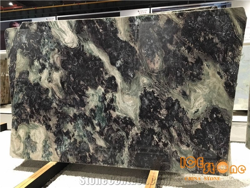 Chinese Polished Marble Own Quarry Factory Premium Marble Slabs Tiles, Forest Mist for Wall Covering Floor Covering from Ice Stone