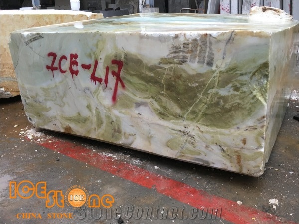 Dreaming Green Marble Blocks