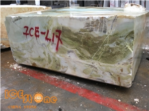 Dreaming Green Marble Blocks