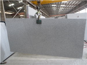 G603/New Hubei Wuhan Macheng 603/China Crystal/White & Light Grey Granite/Gangsaw Slabs/Tiles/Stripe/Honed/Flamed/Natural Stone