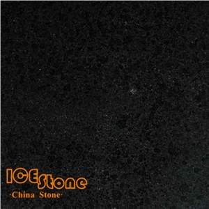 G684 Black Pearl Basalt Polished Tiles Dark Grey Slab Paving Stone Kerbstone Cube Flamed Bushhammered Brushed Chinese Manufactory Project