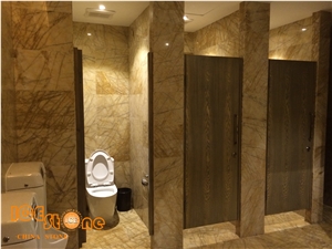 Golden Babylon Spider Gold Marble Slabs Floor Covering Tiles Blocks Van Gogh Basin Wall Cladding