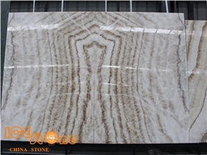 High Polished White Laminated Onyx for Background Wall Design