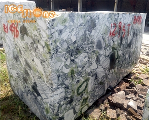 Ice Green Marble Blocks/Ice Connect Marble/Green Marble Building Decoration