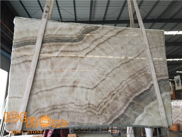 Lightning Nir Onyx Tiles & Slabs, White Polished Onyx Flooring Tiles, Walling Tiles