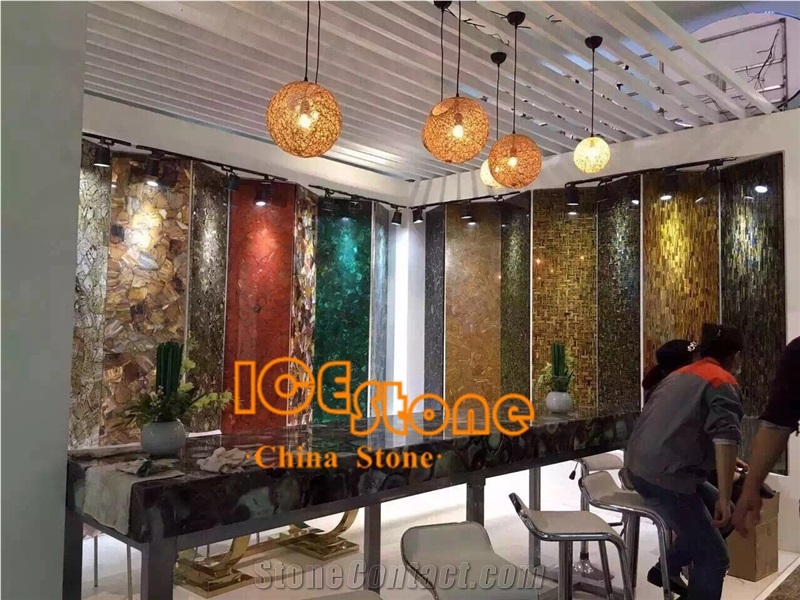 Petrified Wood Slab Gemstone/ Semi Precious Stone Panels