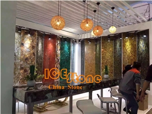 Petrified Wood Slab Gemstone/ Semi Precious Stone Panels