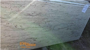 River White Granite Polished Slabs, India White Granite