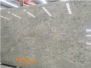 River White Granite Polished Slabs, India White Granite