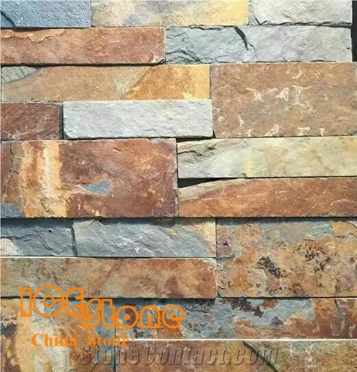 Rusty Slate Culture Stone for Wall Clading