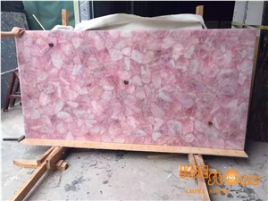 Semi-Precious Pink Crystal/Agete/Lapiz/Crystal/Tiger Eyes Stone Slabs & Tiles/Semi-Precious Luxious/Semi-Precious/Semi-Precious Slab
