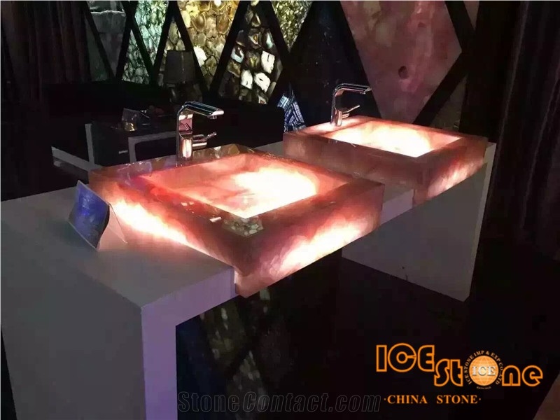 Semi-Precious Pink Crystal/Agete/Lapiz/Crystal/Tiger Eyes Stone Slabs & Tiles/Semi-Precious Luxious/Semi-Precious/Semi-Precious Slab