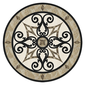 Water Jet Machine Tile Marble Cutting Waterjet Cutting Medallion Design