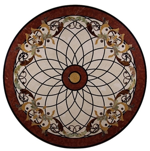 Water Jet Machine Tile Marble Cutting Waterjet Cutting Medallion Design