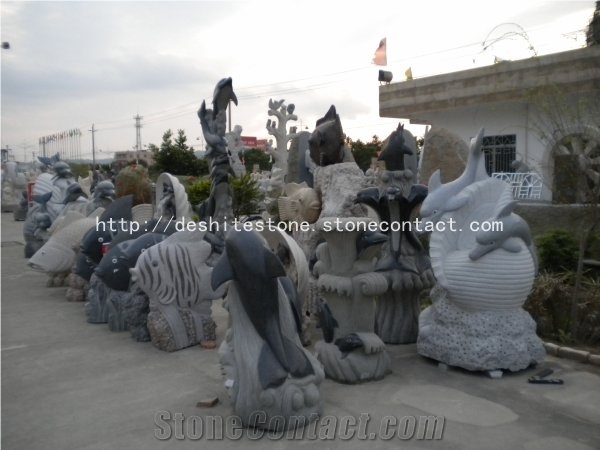 Granite Sculpture,Animal Sculptures,Statues,Garden Sculpture