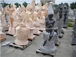 Granite Sculpture ,Human Sculptures,Statues,Western Statues,Garden Sculpture