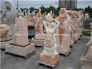 Granite Sculpture ,Human Sculptures,Statues,Western Statues,Garden Sculpture
