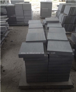 Chinese Cheap Dark Grey Granite G654 Flamed Tiles,350x150/250/350x60mm Pavestone