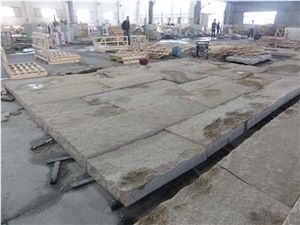 Chinese Yellow Granite G682 Rustic Granite Natural Split Wall Cladding for Singapore