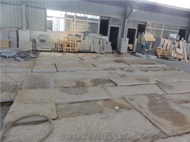 Chinese Yellow Granite G682 Rustic Granite Natural Split Wall Cladding for Singapore