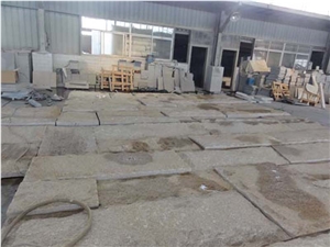 Chinese Yellow Granite G682 Rustic Granite Natural Split Wall Cladding for Singapore