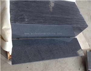 G654 Dark Grey Granite Polished Stairs & Steps
