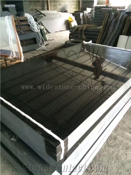 G684 Black Basalt, Natural Black Stone Wall Tiles, Wall Panels 150*80/90*9cm Polished