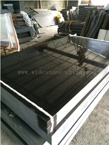 G684 Black Basalt, Natural Black Stone Wall Tiles, Wall Panels 150*80/90*9cm Polished