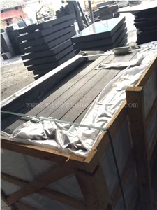 G684 Black Basalt, Natural Black Stone Wall Tiles, Wall Panels 150*80/90*9cm Polished