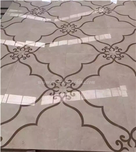 Marble Floor Tile, Waterjet Marble Medallions, Floor & Wall Marble Ornament