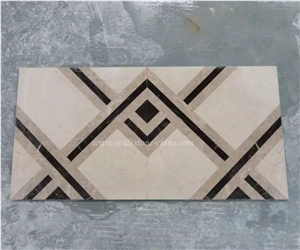 Marble Floor Tile, Waterjet Marble Medallions, Floor & Wall Marble Ornament