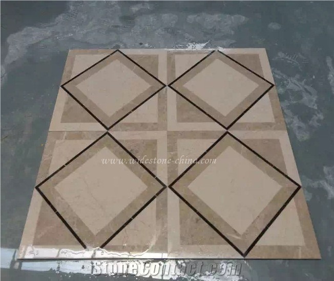 Marble Floor Tile, Waterjet Marble Medallions, Floor & Wall Marble Ornament