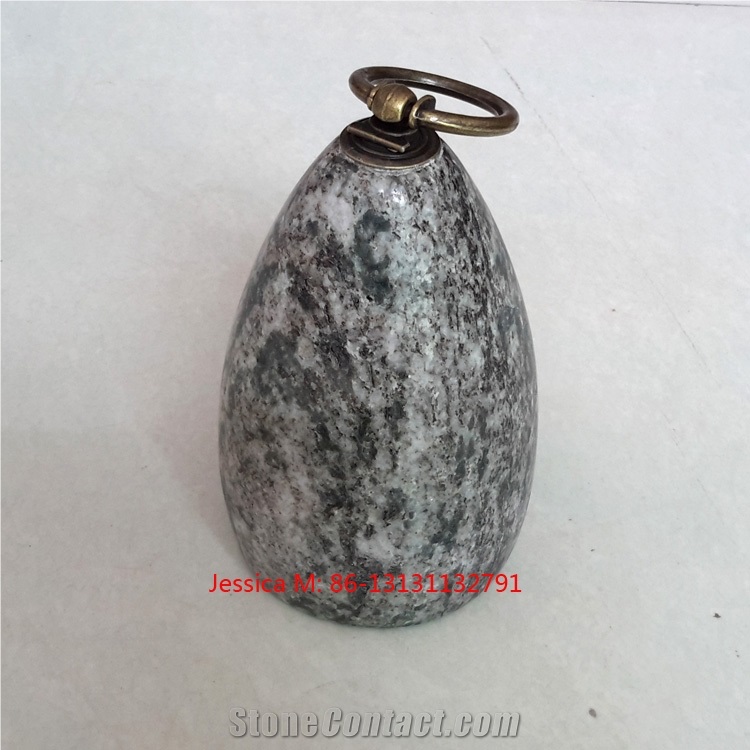 Flowerpot Rain Drop Shape Granite Doorstop/Stone Door Stoppers