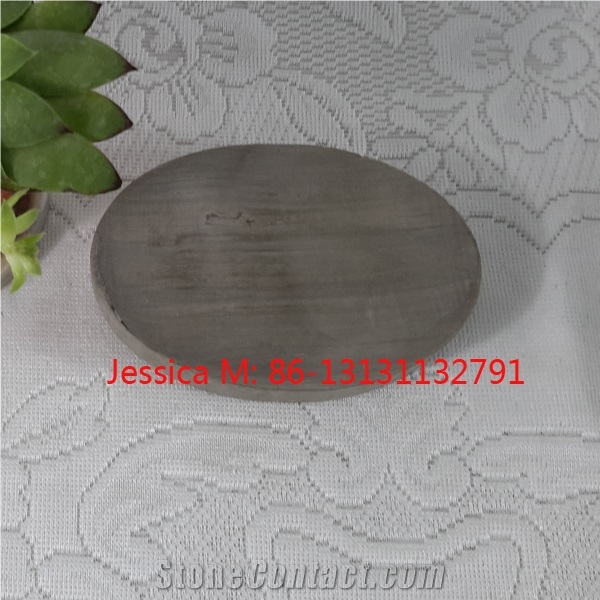 Grey Marble Soap Dish