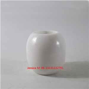 Marble Globe Candle Holder Votive